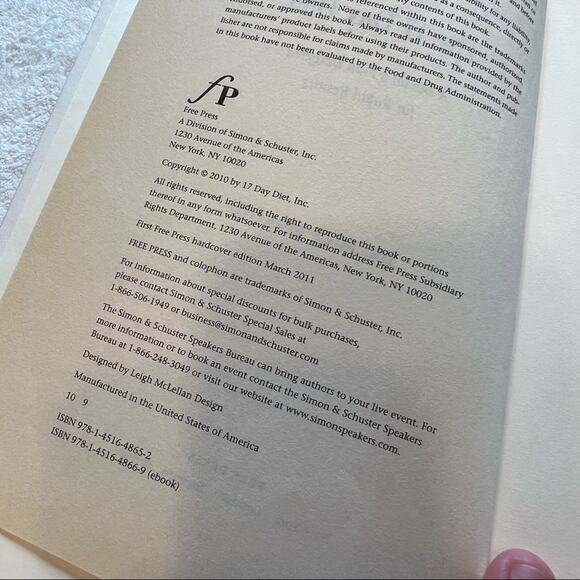 The 17 Day Diet by Dr Mike Moreno Rapid Weight Loss Recipe & Plan Book - Picture 5 of 10